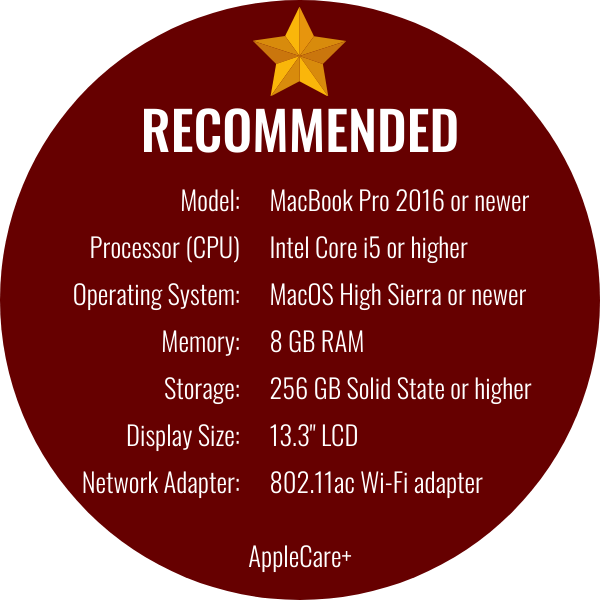 Computer Specification Recommendations