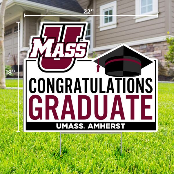 CONGRATULATIONS GRADUATE YARD SIGN UMass Store