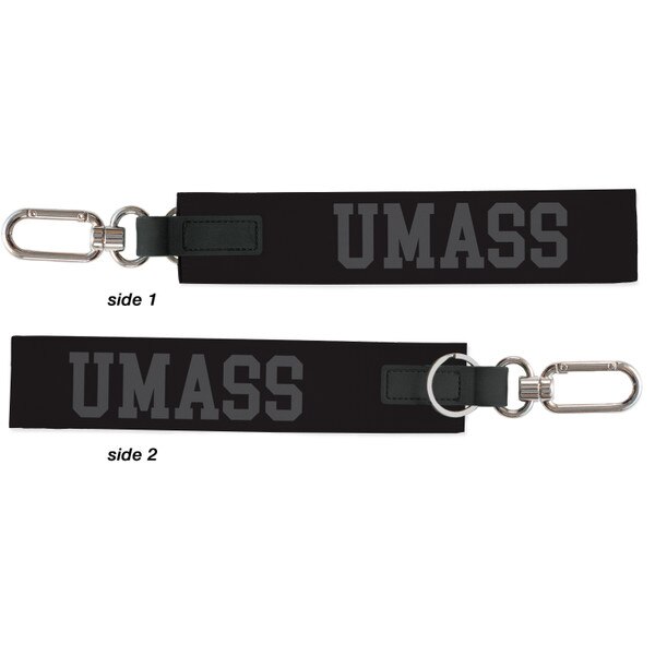 Keystrap OVERSIZED KEYSTRAP KEYCHAIN WITH CARABINER AND KEYRING - BLACK | UMass ...