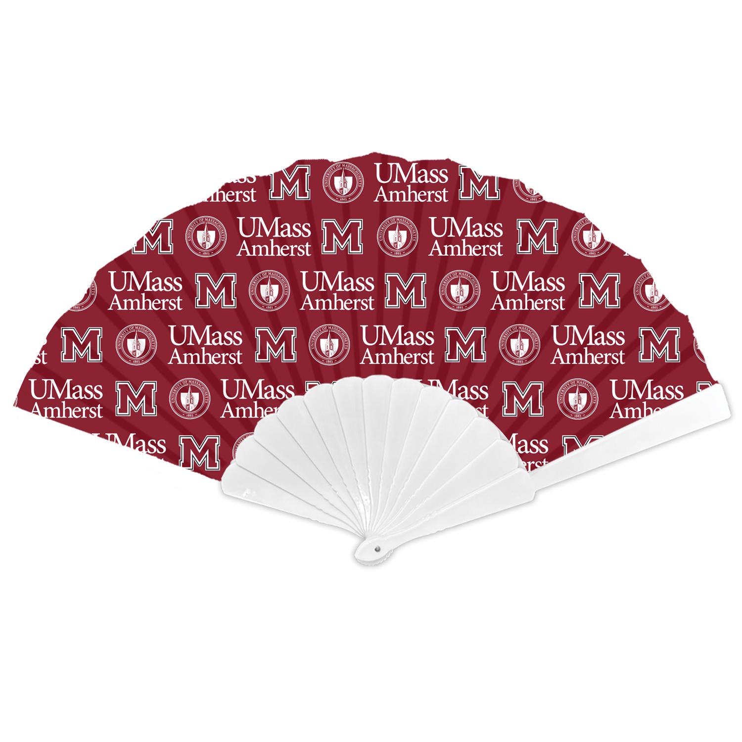 UMass plastic hand fan