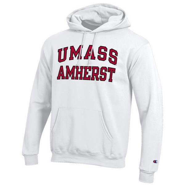 UNIVERSITY OF MASSACHUSETTS REVERSE WEAVE HOODIE - GREY | UMass Store