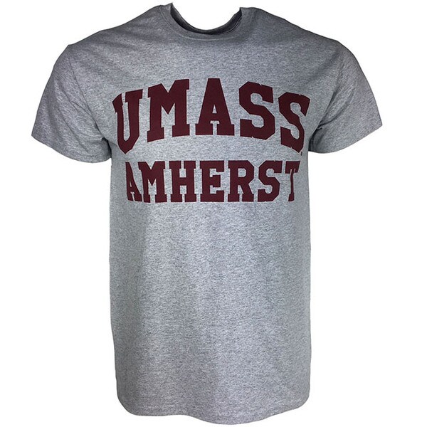 | UNIVERSITY HOODIE UMass - Store GREY REVERSE OF MASSACHUSETTS WEAVE