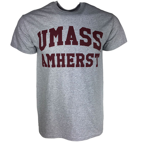 UNIVERSITY OF MASSACHUSETTS REVERSE WEAVE HOODIE - GREY | UMass Store