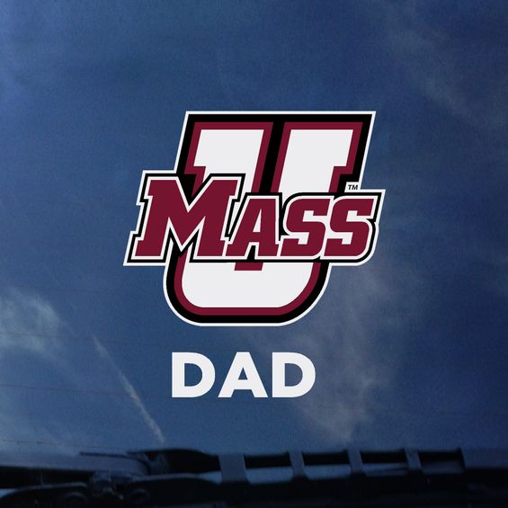 Power U Dad Car Decal Umass Store Power U Dad Car Decal Umass Store