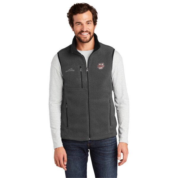 EDDIE BAUER MICROFLEECE VEST - GREY