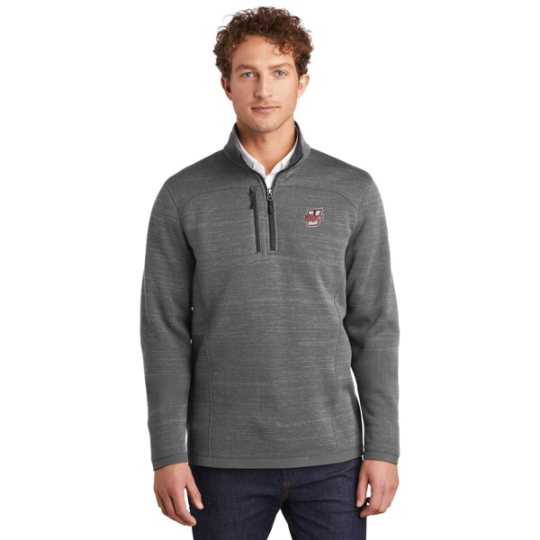 EDDIE BAUER SWEATER FLEECE 1/4 ZIP - GREY